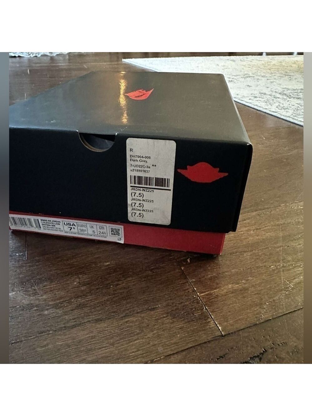 Nike Air Jordan 1 Elevate Low W7.5 Red Gray LN - Picture 8 of 13